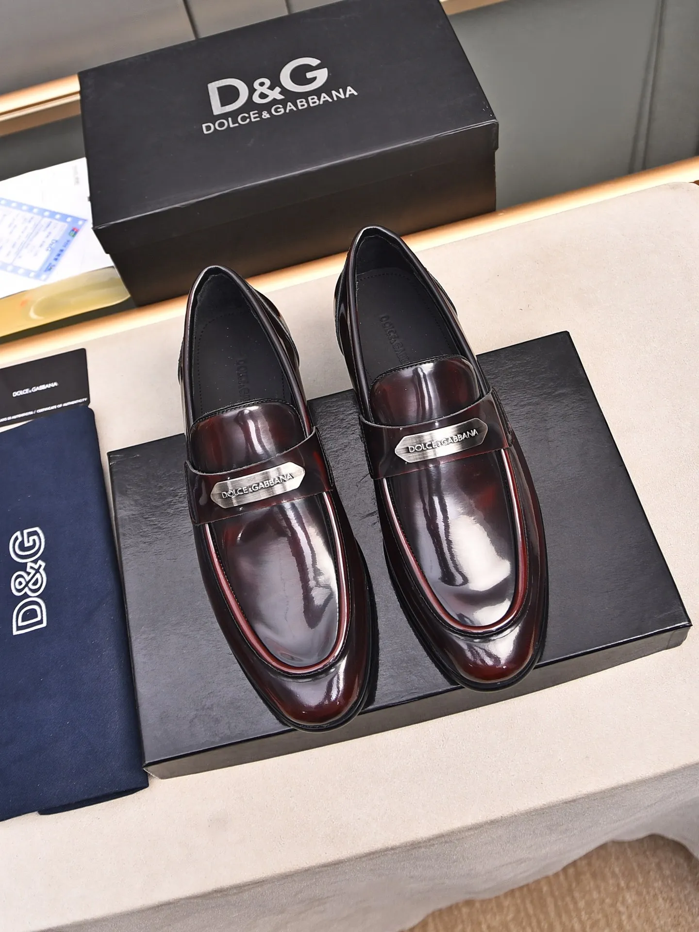 👍👍Men's shoes💰480 **Boutique recommendation**DG**The latest business formal leather shoes, official website synchronization, top version on the market, purely handmade. Fabric: imported calfskin with water-dyed cow lining 38, 39, 40, 41, 42, 43, 44 (customized at 45